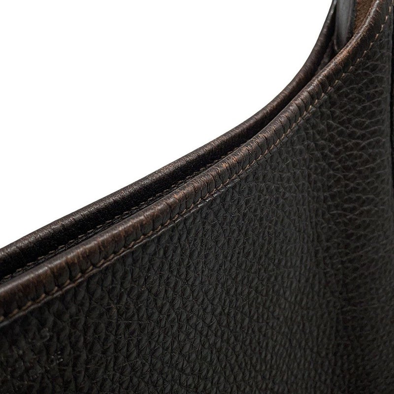 エルメス ショルダーバッグ エブリン1 PM ブラウン/シルバー金具 トゴ □F刻印