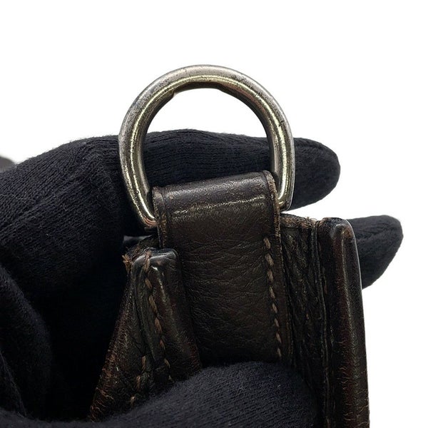 エルメス ショルダーバッグ エブリン1 PM ブラウン/シルバー金具 トゴ □F刻印