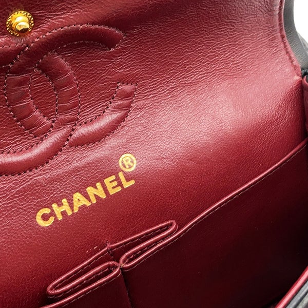 シャネル チェーンショルダーバッグ マトラッセ23 ココマーク ダブルチェーン ラムスキン A01113 CHANEL バッグ 黒