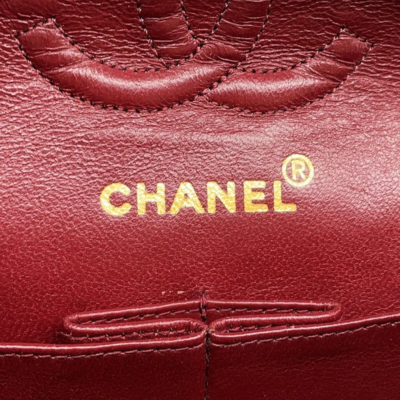 シャネル チェーンショルダーバッグ マトラッセ23 ココマーク ダブルチェーン ラムスキン A01113 CHANEL バッグ 黒