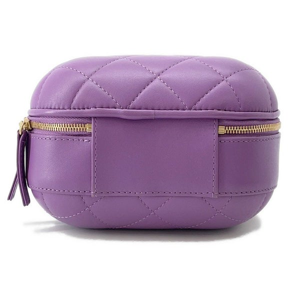 シャネル チェーンショルダーバッグ マトラッセ ココマーク スモール バニティ ラムスキン AS3066 CHANEL 2way