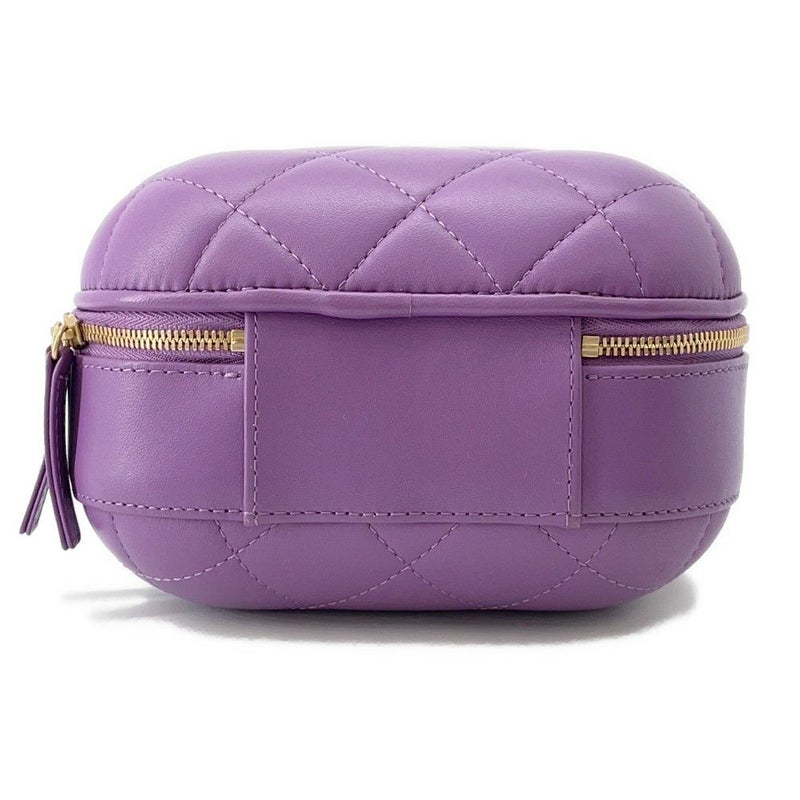 シャネル チェーンショルダーバッグ マトラッセ ココマーク スモール バニティ ラムスキン AS3066 CHANEL 2way