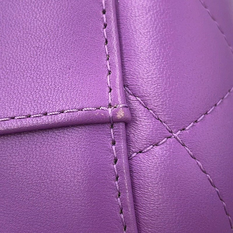 シャネル チェーンショルダーバッグ マトラッセ ココマーク スモール バニティ ラムスキン AS3066 CHANEL 2way