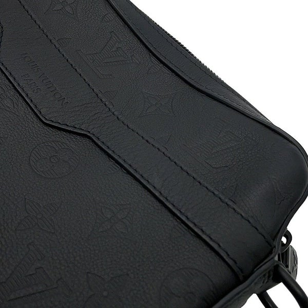 ルイヴィトン ショルダーバッグ モノグラム・シャドウ トリオ・メッセンジャー M46602 LOUIS VUITTON ブラック 黒