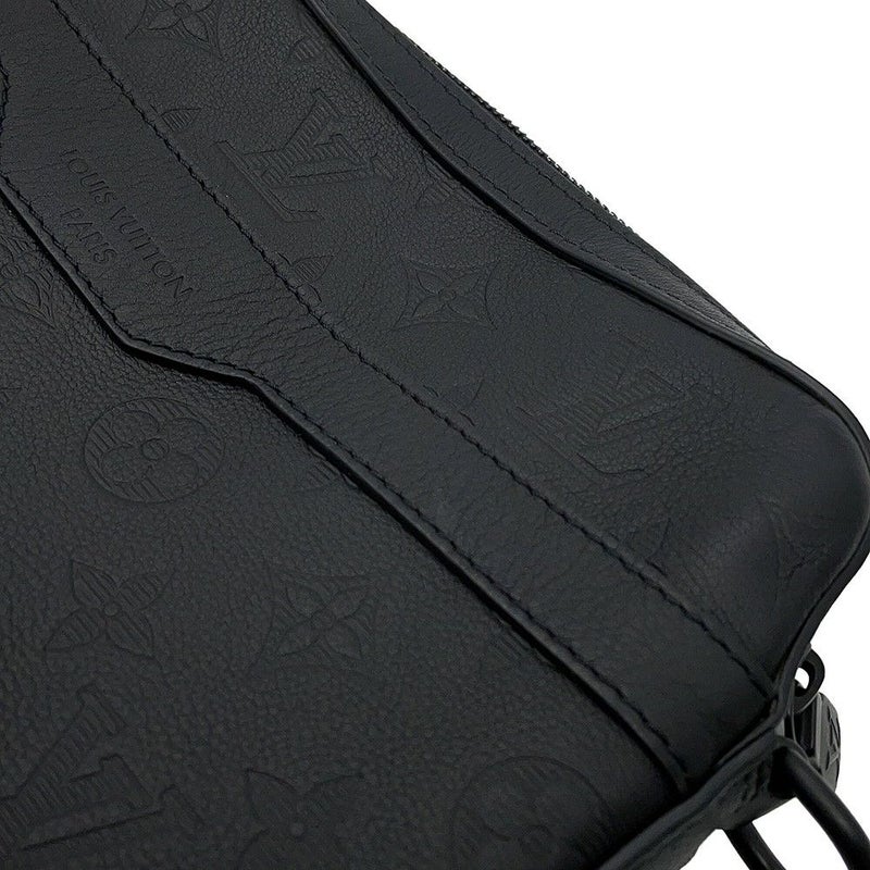 ルイヴィトン ショルダーバッグ モノグラム・シャドウ トリオ・メッセンジャー M46602 LOUIS VUITTON ブラック 黒