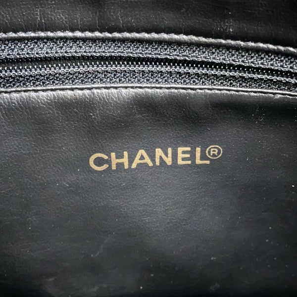 シャネル チェーントートバッグ ココマーク キャビアスキン CHANEL ショルダーバッグ 黒
