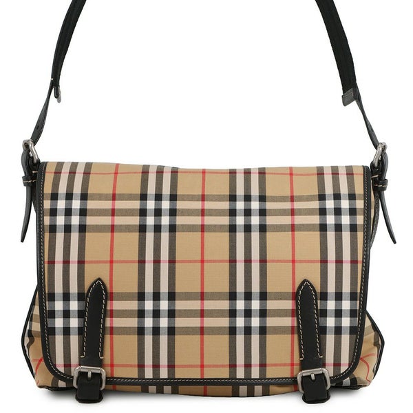 バーバリー ショルダーバッグ ノバチェック メッセンジャーバッグ ナイロン 4077391 BURBERRY