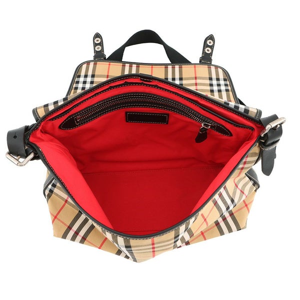 バーバリー ショルダーバッグ ノバチェック メッセンジャーバッグ ナイロン 4077391 BURBERRY