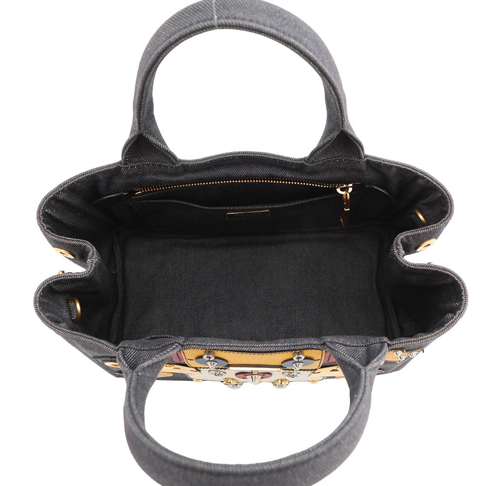 プラダ トートバッグ カナパ CANAPA ロボット キャンバス 1BG439 PRADA