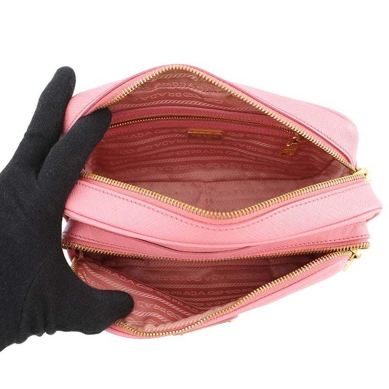 プラダ ショルダーバッグ トライアングルロゴ サフィアーノレザー BT1010 PRADA