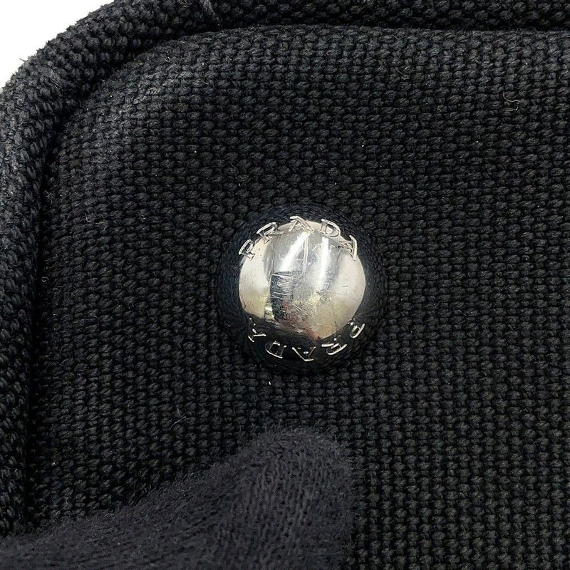 プラダ トートバッグ カナパ CANAPA キャンバス 1BG439 PRADA 2way 黒