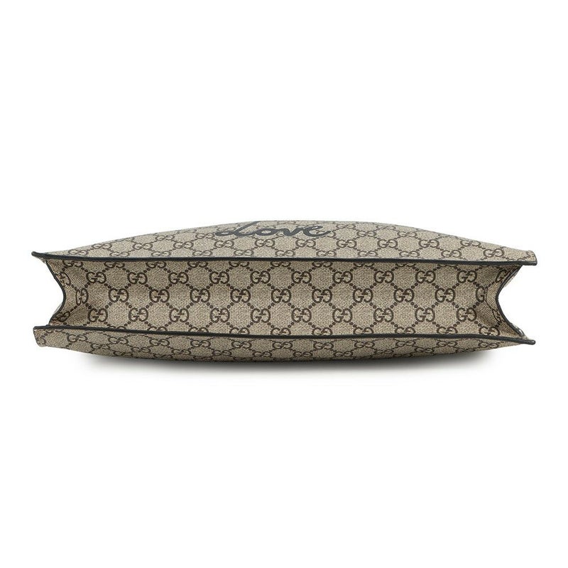 グッチ トートバッグ GGスプリーム ビープリント GGスプリーム/レザー 450950 GUCCI  2wayショルダー bee 蜂 黒