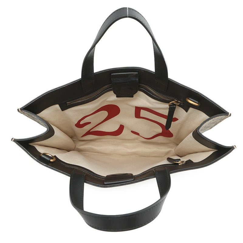 グッチ トートバッグ GGスプリーム ビープリント GGスプリーム/レザー 450950 GUCCI  2wayショルダー bee 蜂 黒