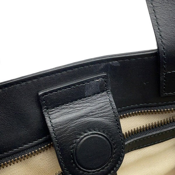 グッチ トートバッグ GGスプリーム ビープリント GGスプリーム/レザー 450950 GUCCI  2wayショルダー bee 蜂 黒