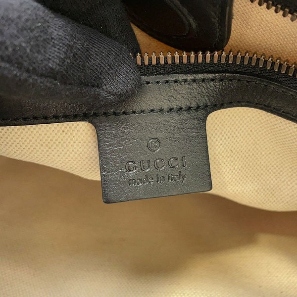 グッチ トートバッグ GGスプリーム ビープリント GGスプリーム/レザー 450950 GUCCI  2wayショルダー bee 蜂 黒