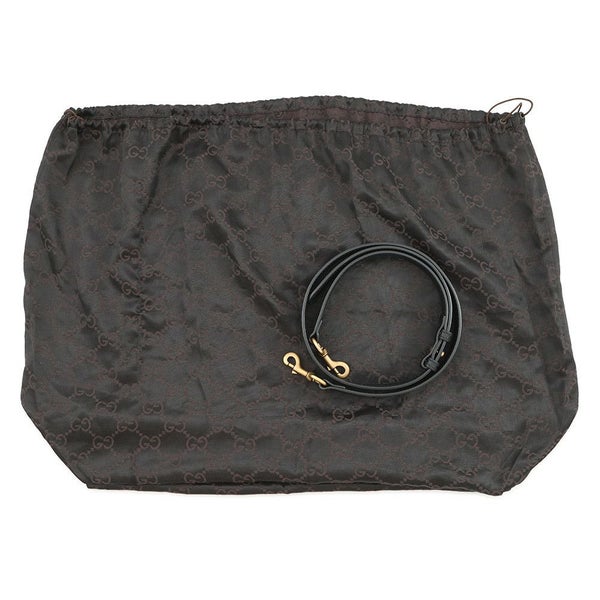 グッチ トートバッグ GGスプリーム ビープリント GGスプリーム/レザー 450950 GUCCI  2wayショルダー bee 蜂 黒