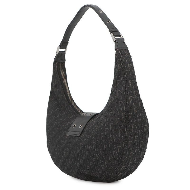 クリスチャン・ディオール ハンドバッグ オブリーク ストリートシック Christian Dior 黒 トロッター