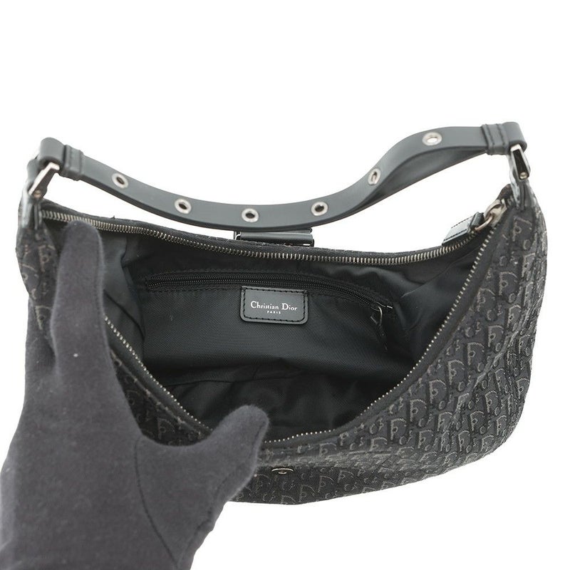 クリスチャン・ディオール ハンドバッグ オブリーク ストリートシック Christian Dior 黒 トロッター
