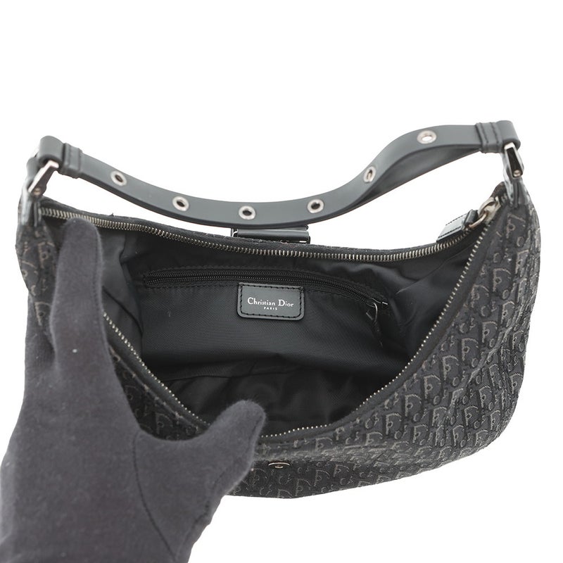 クリスチャン・ディオール ハンドバッグ オブリーク ストリートシック Christian Dior 黒 トロッター