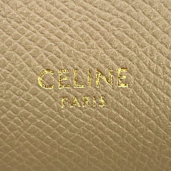 セリーヌ ハンドバッグ ベルトバッグ マイクロ カーフレザー 189153 CELINE 2wayショルダーバッグ ベージュ