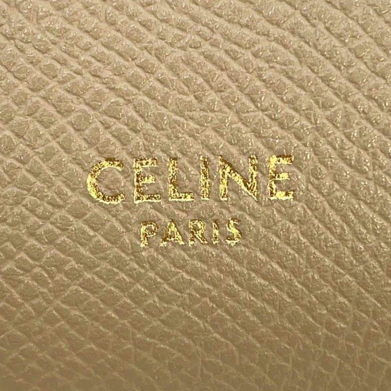 セリーヌ ハンドバッグ ベルトバッグ マイクロ カーフレザー 189153 CELINE 2wayショルダーバッグ ベージュ