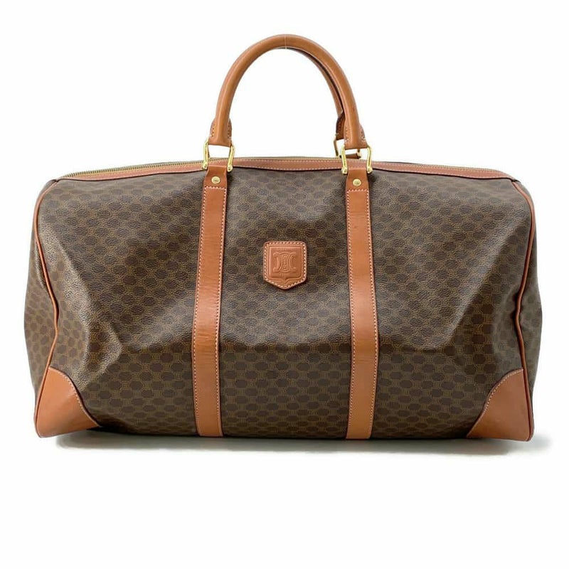 セリーヌ ボストンバッグ マカダム PVC CELINE バッグ 旅行用 トラベル