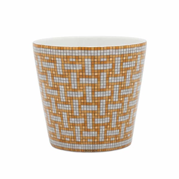 エルメス マグカップ ゴブレット モザイク 24 ゴールド 190 ml HERMES 幾何学模様