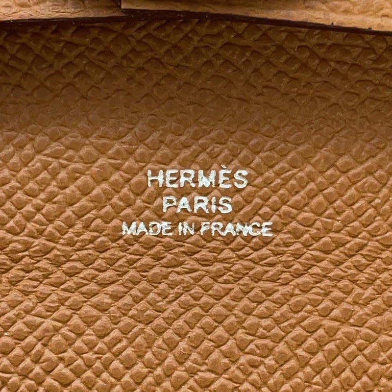 エルメス コインケース バスティア ゴールド エプソン W刻印 HERMES 財布