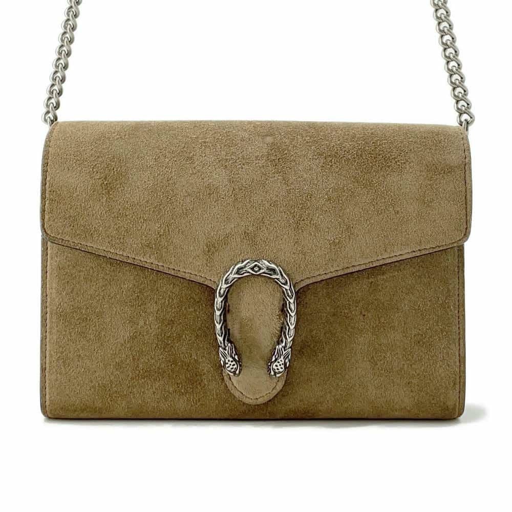 グッチ チェーンウォレット ディオニュソス スエード 401231 GUCCI