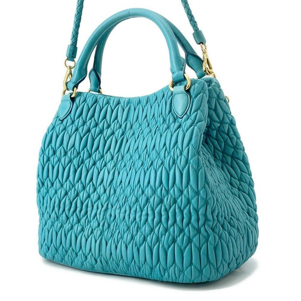 ミュウミュウ ハンドバッグ マテラッセ クリスタル レザー RN0896 MIUMIU 2way