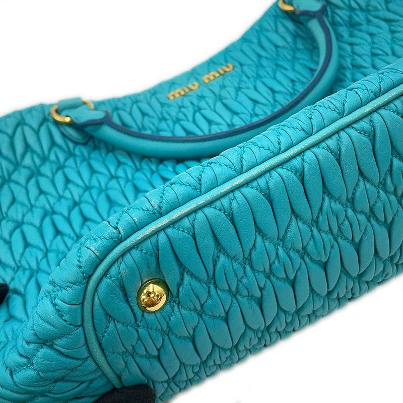 ミュウミュウ ハンドバッグ マテラッセ クリスタル レザー RN0896 MIUMIU 2way