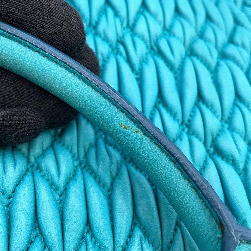 ミュウミュウ ハンドバッグ マテラッセ クリスタル レザー RN0896 MIUMIU 2way