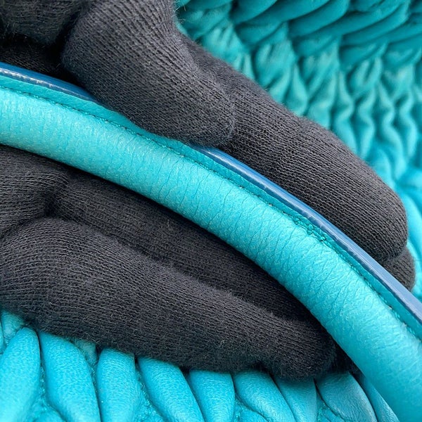 ミュウミュウ ハンドバッグ マテラッセ クリスタル レザー RN0896 MIUMIU 2way