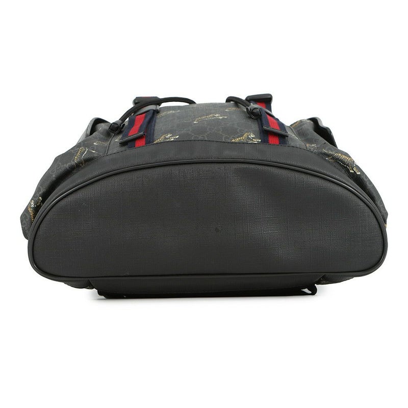 グッチ リュック  シェリーライン トラ タイガー GGスプリーム 495563 GUCCI バッグ バックパック 黒