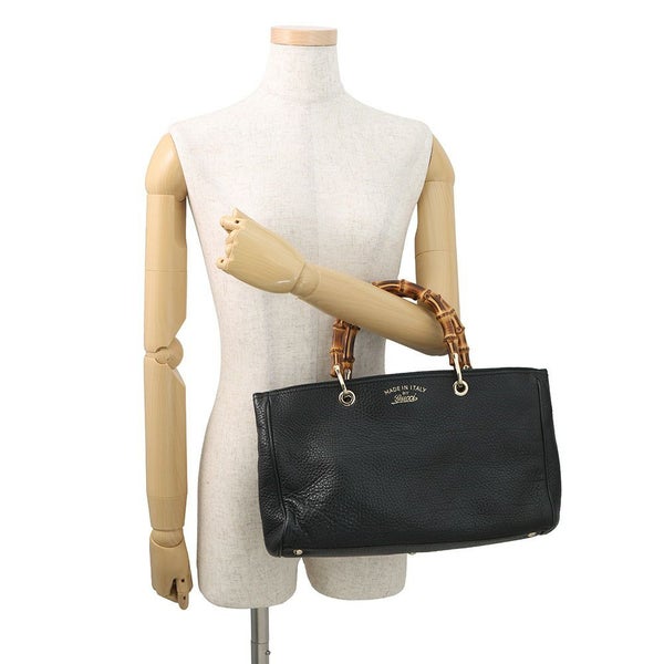グッチ ハンドバッグ バンブー ショッパー ミディアム トート 323660 GUCCI 2WAYショルダーバッグ 黒