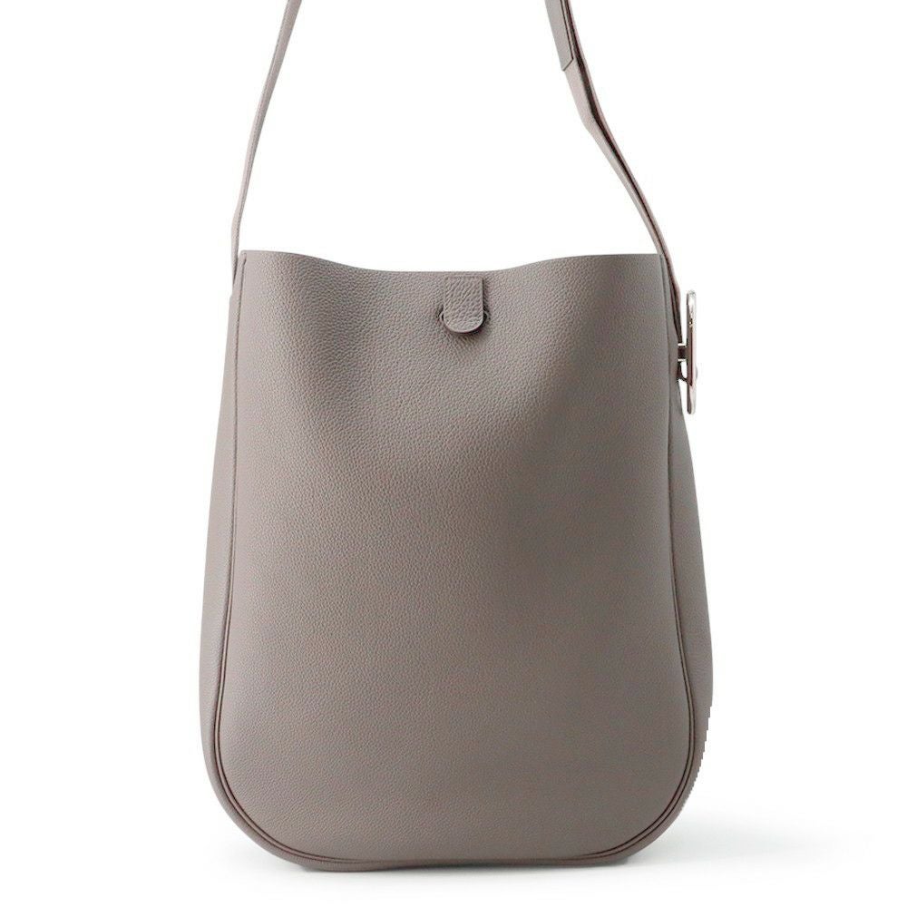 中古 エルメス HERMES ユニセックス ショルダーバッグ エタン トゴ エルメス ショルダーバッグ アンクラージュ エタン/シルバー金具 トゴ