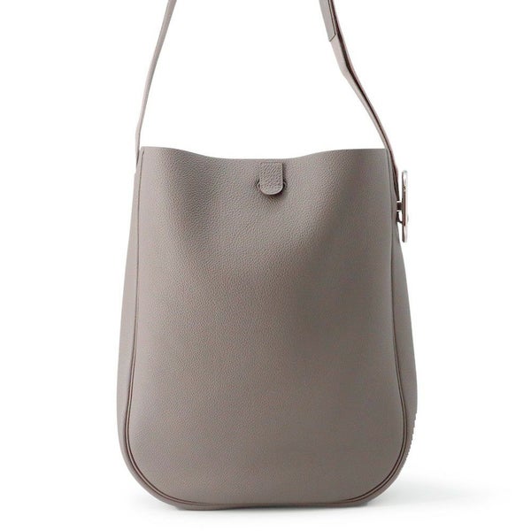 エルメス ショルダーバッグ アンクラージュ エタン/シルバー金具 トゴ K刻印 HERMES バッグ