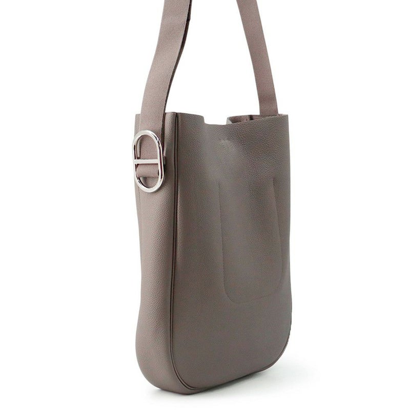 エルメス ショルダーバッグ アンクラージュ エタン/シルバー金具 トゴ K刻印 HERMES バッグ