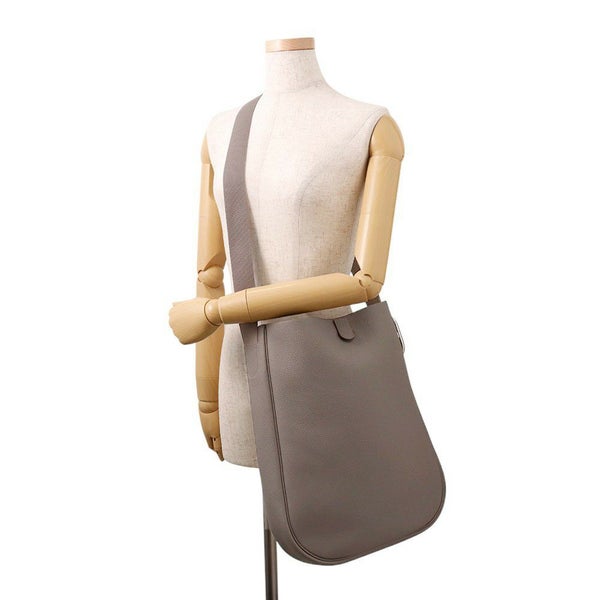 エルメス ショルダーバッグ アンクラージュ エタン/シルバー金具 トゴ K刻印 HERMES バッグ