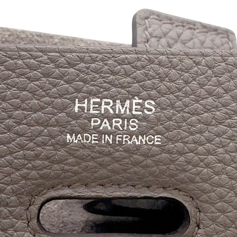 エルメス ショルダーバッグ アンクラージュ エタン/シルバー金具 トゴ K刻印 HERMES バッグ