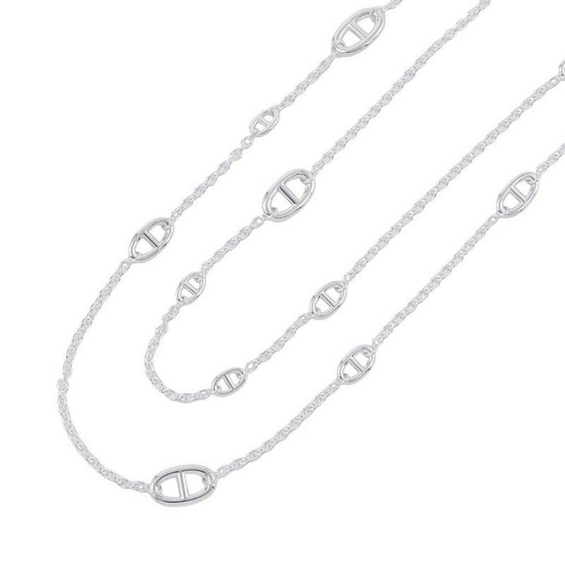 エルメス ネックレス シェーヌダンクル ファランドール サイズ120 SV925シルバー HERMES ジュエリー