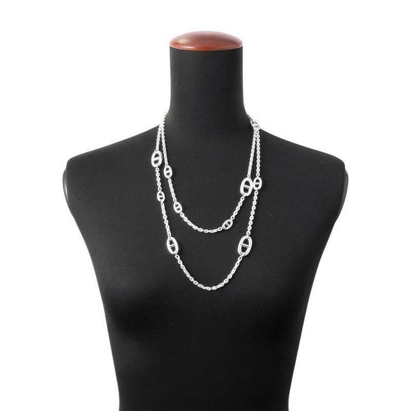 エルメス ネックレス シェーヌダンクル ファランドール サイズ120 SV925シルバー HERMES ジュエリー