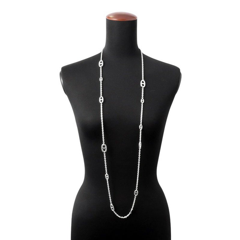 エルメス ネックレス シェーヌダンクル ファランドール サイズ120 SV925シルバー HERMES ジュエリー