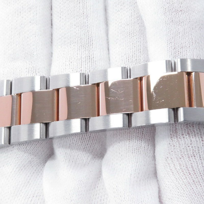 ロレックス ヨットマスター37 SS/K18PG エバーローズゴールド 268621 ROLEX 腕時計 黒文字盤