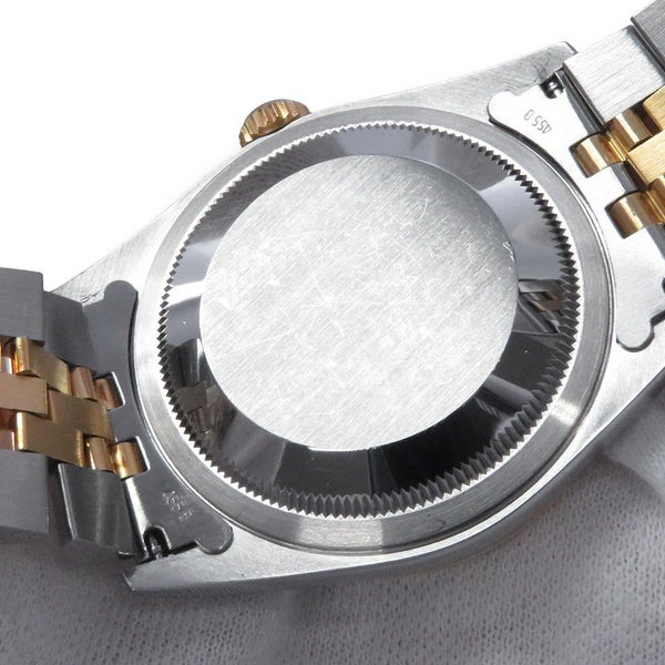 ロレックス デイトジャスト S番 SS/K18YG 16233G ROLEX 腕時計 シャンパン文字盤 10Pダイヤ