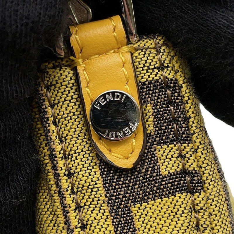 フェンディ ショルダーバッグ フラグメント 藤原ヒロシ コラボ バゲット スリム クラッチ キャンバス 8BS073 FENDI セール品