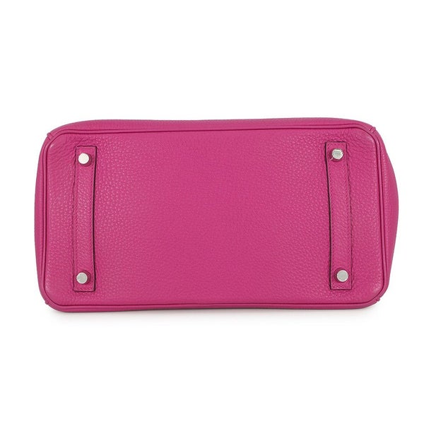 エルメス バーキン30 ローズパープル/シルバー金具 トゴ A刻印 HERMES Birkin ハンドバッグ