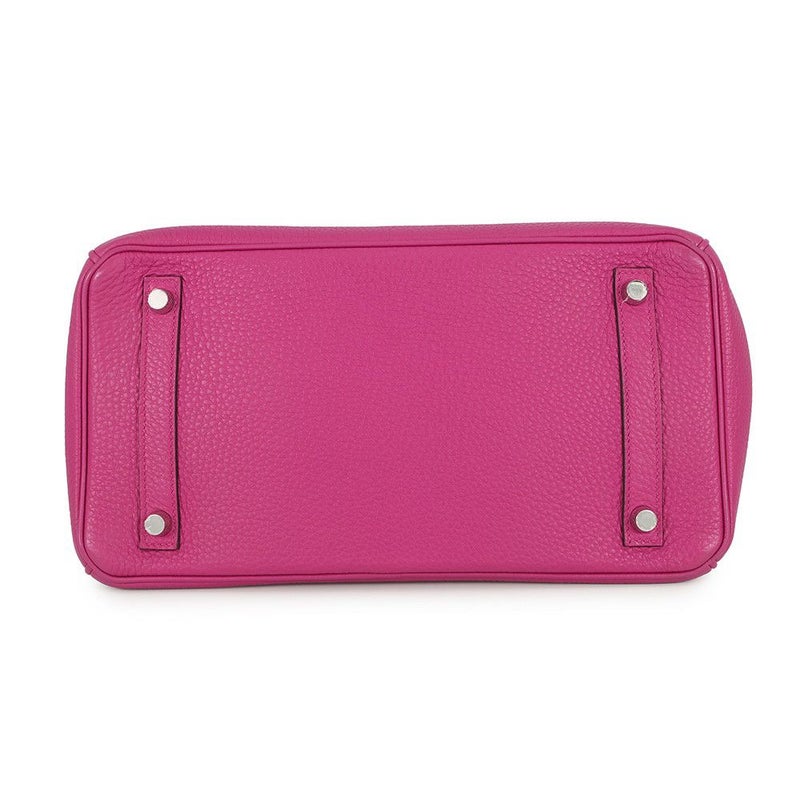 エルメス バーキン30 ローズパープル/シルバー金具 トゴ A刻印 HERMES Birkin ハンドバッグ