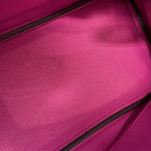 エルメス バーキン30 ローズパープル/シルバー金具 トゴ A刻印 HERMES Birkin ハンドバッグ