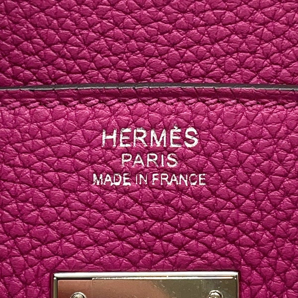 エルメス バーキン30 ローズパープル/シルバー金具 トゴ A刻印 HERMES Birkin ハンドバッグ